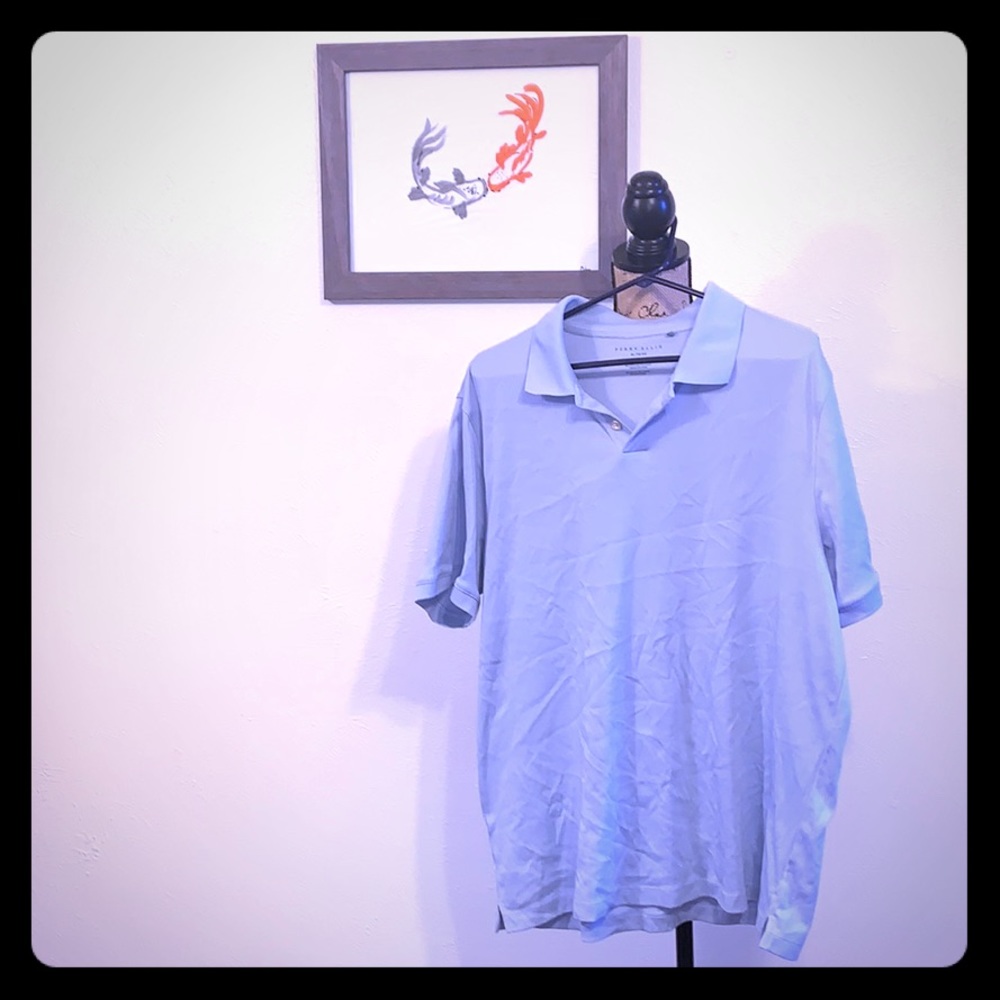 Light Blue Perry Ellis Polo